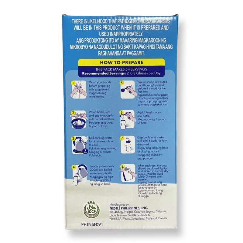 BEAR BRAND Junior 2kg for 1-3 Years Old Milk Supplement