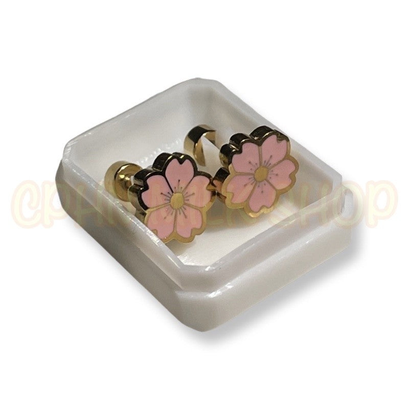 Stainless Steel Earrings Sakura