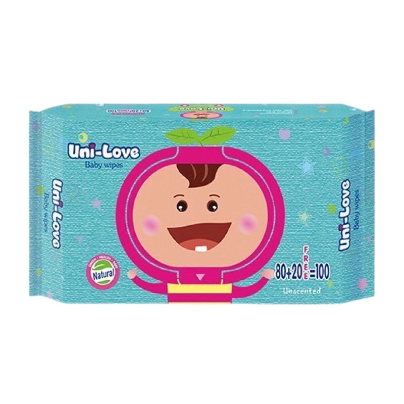 UniLove Unscented Baby Wipes 100's Pack of 1