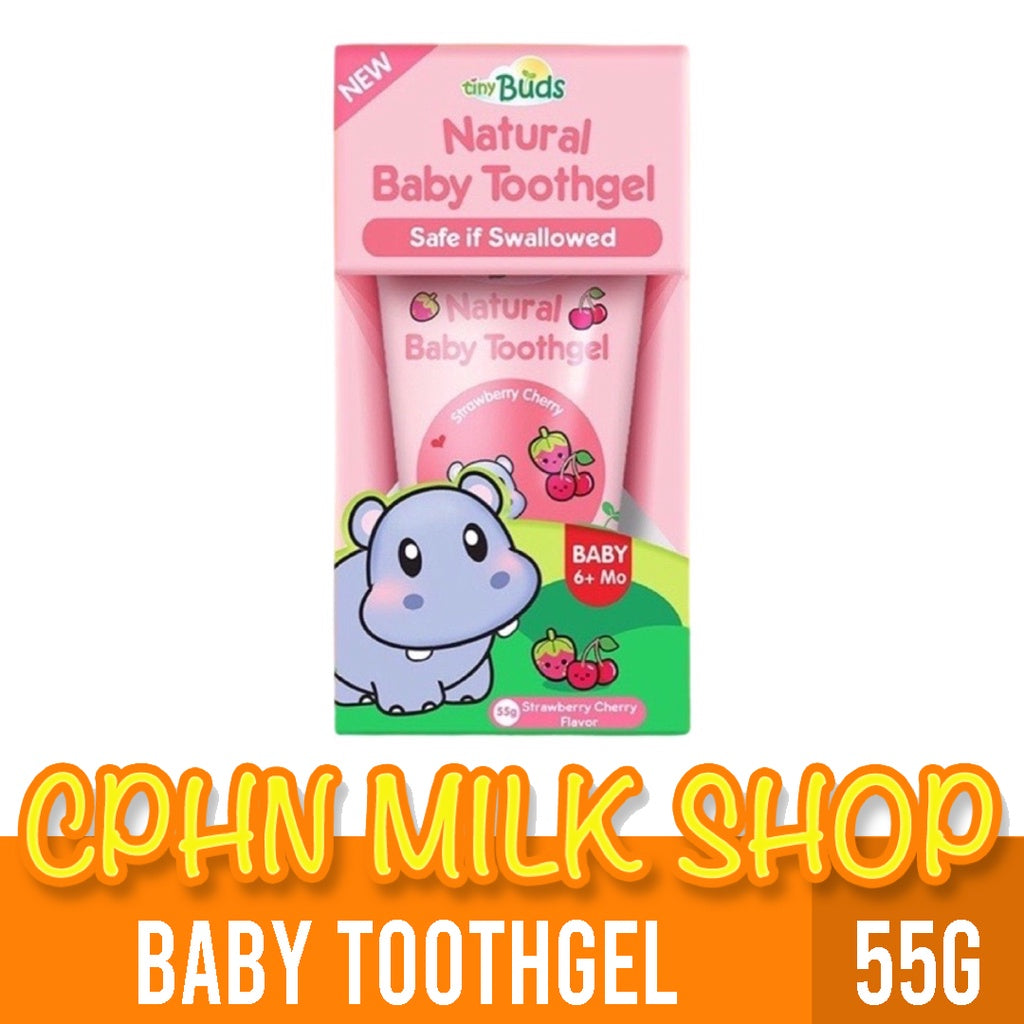 Tiny Buds Baby Toothgel  Strawberry Cherry 55GRAMS