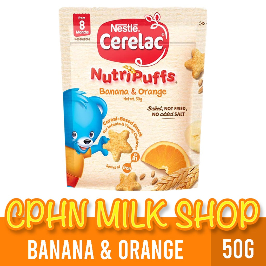 CERELAC Nutripuffs Orange 50g