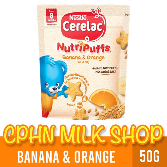 CERELAC Nutripuffs Orange 50g