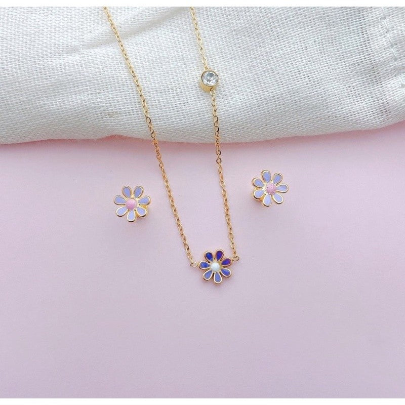 Stainless Steel Earrings and Necklace Set