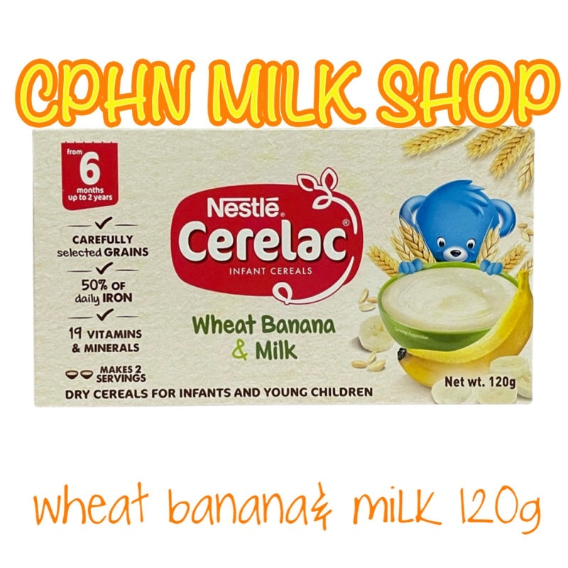 Cerelac Wheat Banana & Milk 120g
