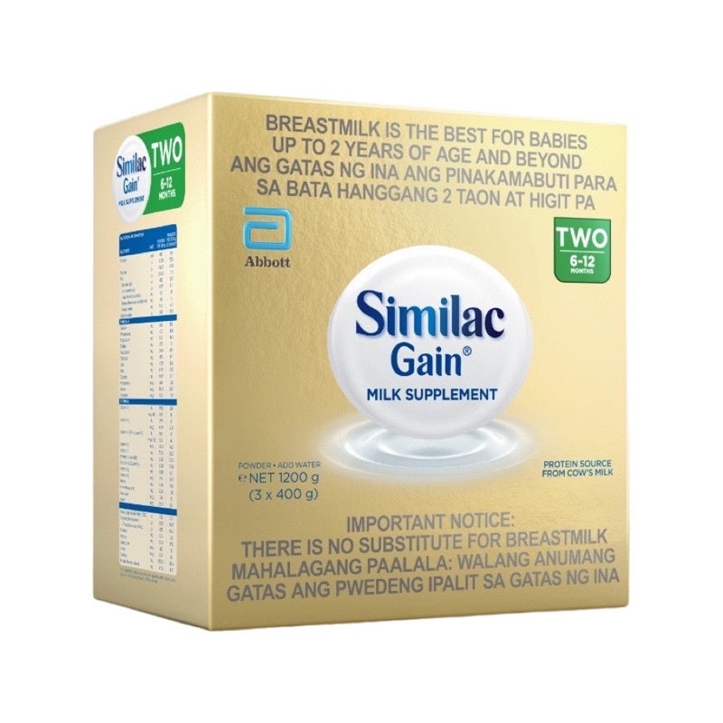 Similac Gain 1.2kg for 6-12 Months Old Infant Formula