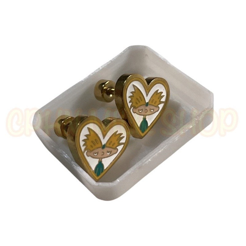 Stainless Steel De Roscas Earrings