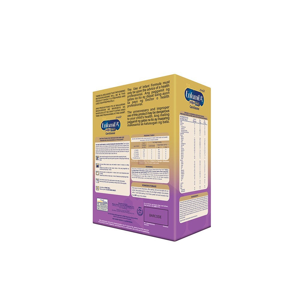 Enfamil A+ Nurapro Gentlease 800g for 0-12 Months Old Infant Formula