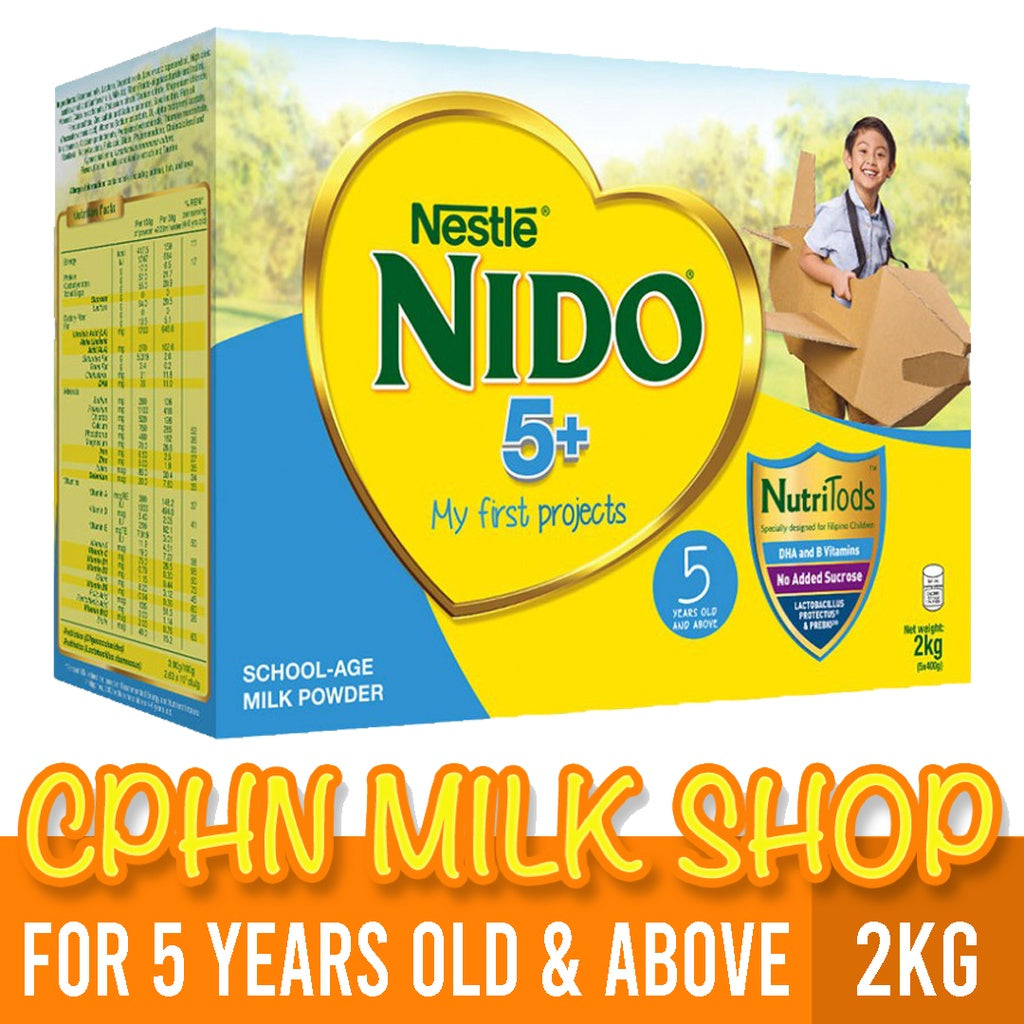 NIDO® 5+ 2kg For Children Above 5 Years Old Powdered Milk Drink