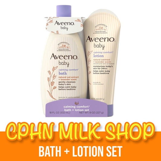 Aveeno Baby Calming Comfort Bath + Lotion Set