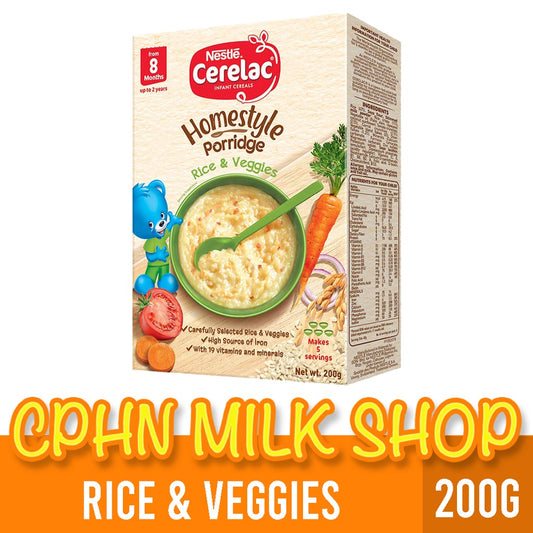 CERELAC Homestyle Meals Rice and Veggies Porridge 200g