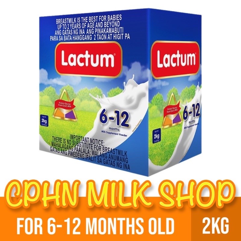Lactum for 6-12 Months Old 2kg Infant Formula
