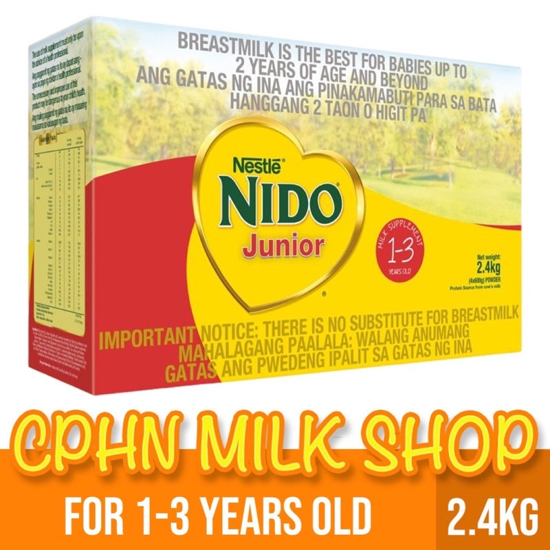 NIDO Junior 2.4kg for 1-3 Years Old Milk Supplement