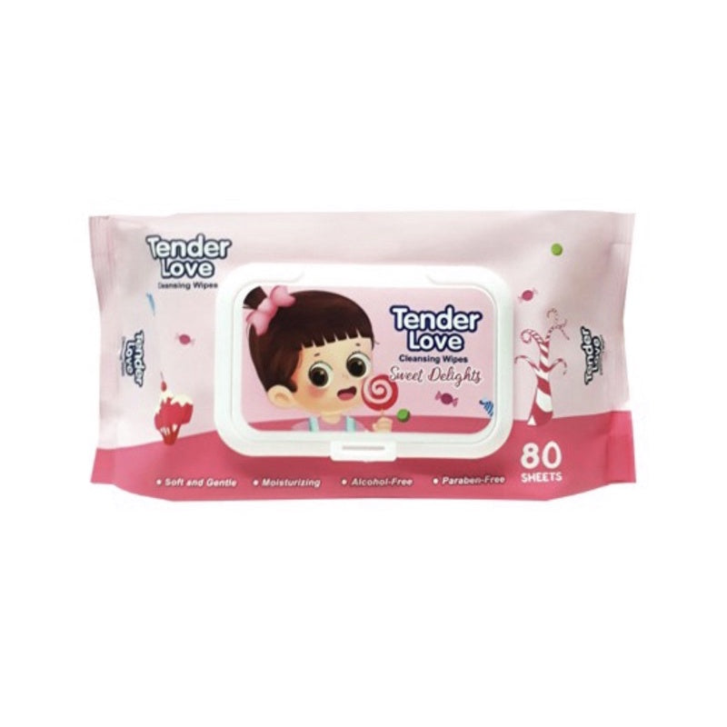 Tender Love Sweet Delights Scent Baby Wipes 100 Sheets