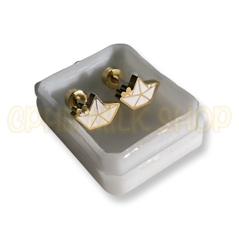 Stainless Steel De Roscas Earrings