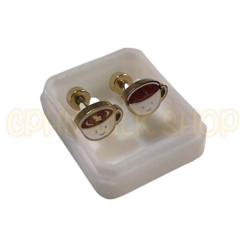 Stainless Steel Earrings Coffee
