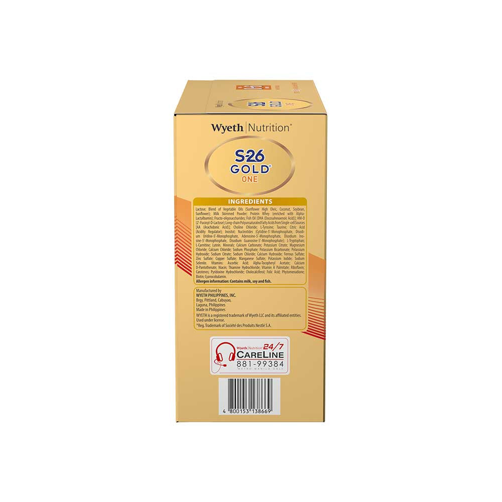 S-26 GOLD® ONE 1.8kg for 0-6 Months Old Infant Formula