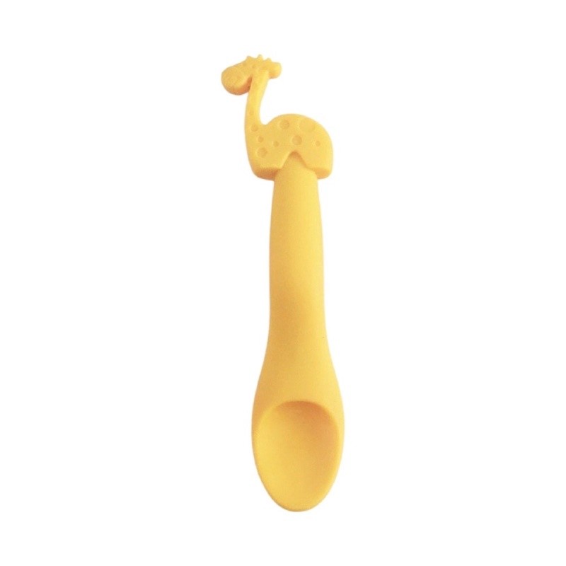 Chicco Silicone Feeding Spoon - Yellow