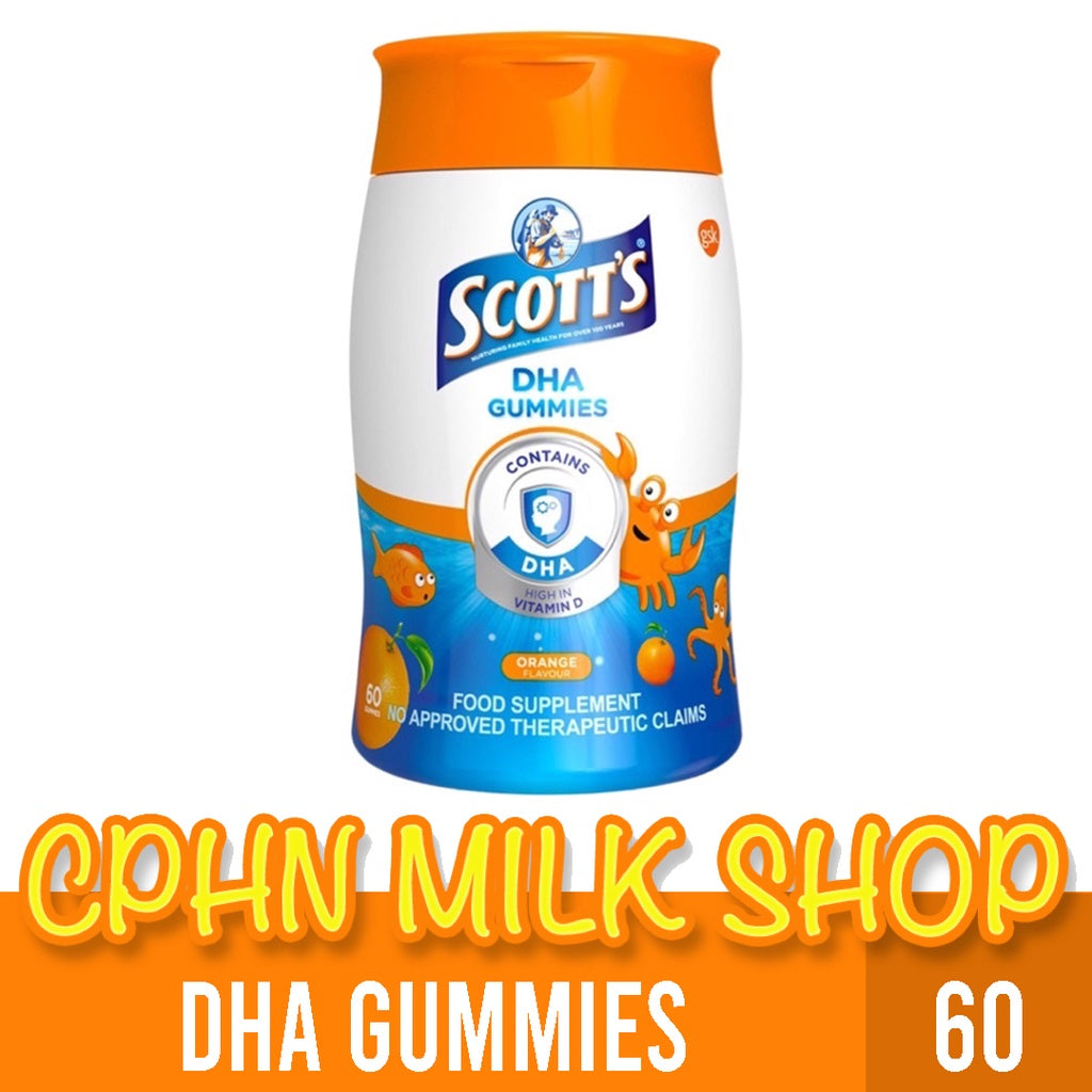 Scott's DHA Gummies Orange 60's