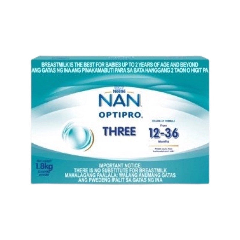 NAN OptiPro Three 1.8kg for 1-3 Years Old Milk Supplement