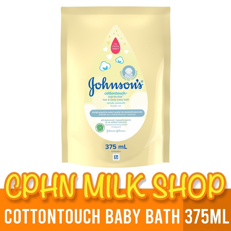 Johnson's CottonTouch Bath 375ml Refill