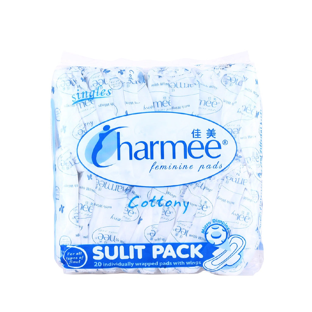 Charmee Sanitary Napkin All-Flow w/ wings Sulit Pack 20's