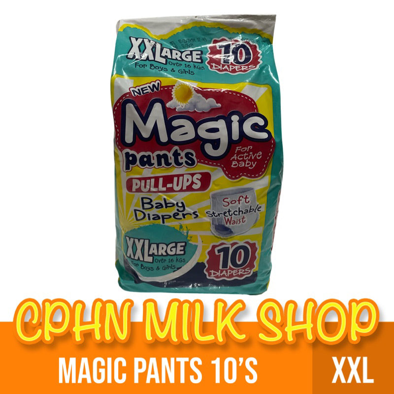 Magic Pants 10's (Variations) XXL | XL | Large | Medium Pull-ups Baby Diaper