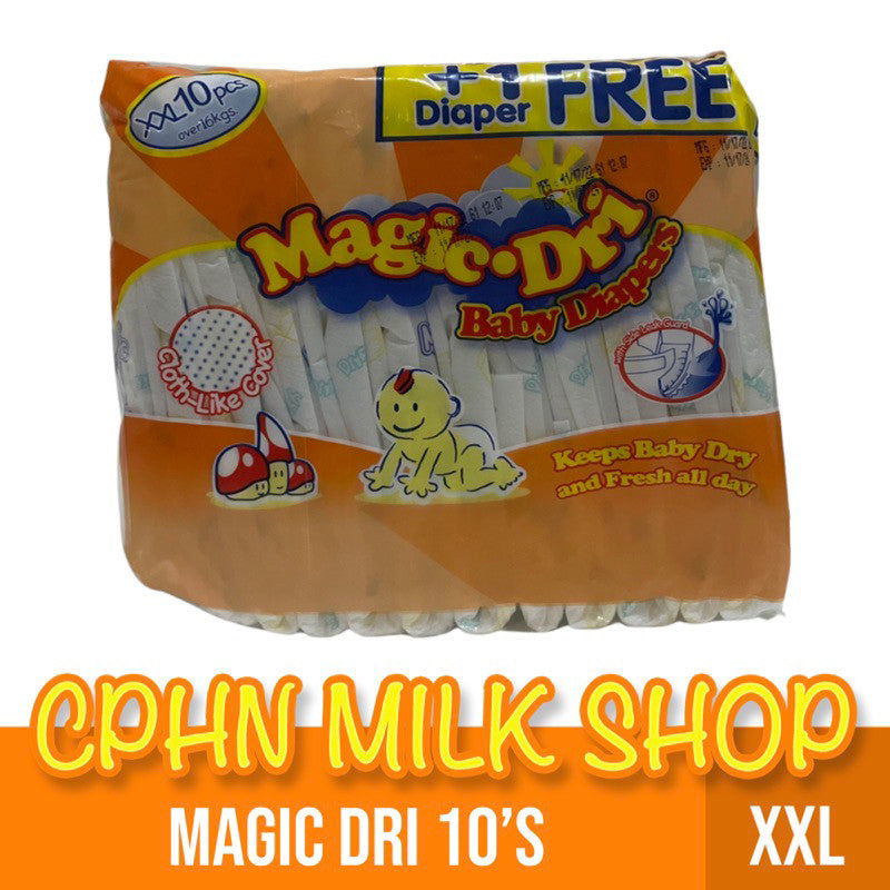 Magic Dri 10's (Variations) XXL | XL | L | M | NB-S Tape Baby Diaper