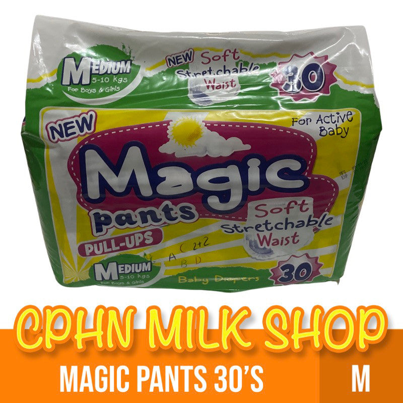 Magic Pants 30's (Variations) XXXL | XXL | XL | Large | Medium Pull-ups Baby Diaper