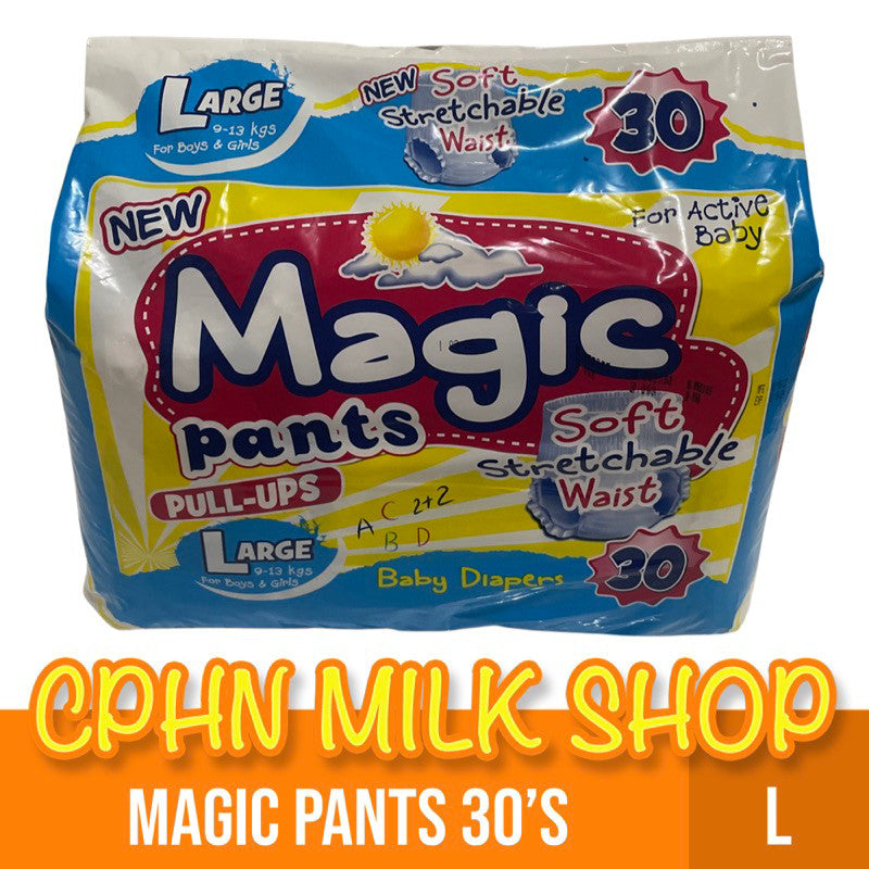 Magic Pants 30's (Variations) XXXL | XXL | XL | Large | Medium Pull-ups Baby Diaper