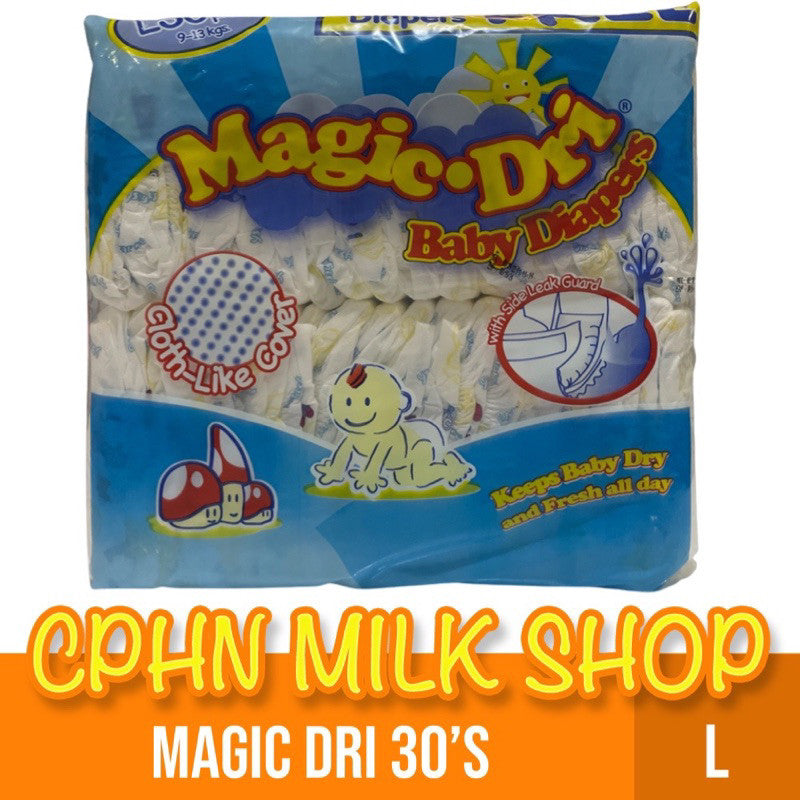 Magic Dri 30's (Variations) XXL | XL | L | M | NB-S Tape Baby Diaper