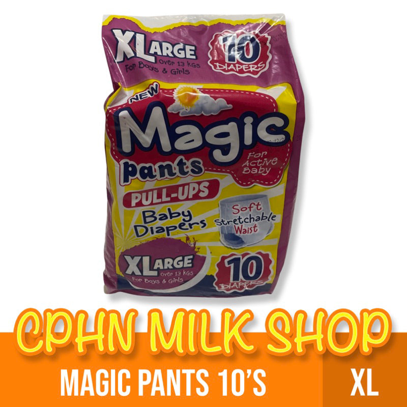 Magic Pants 10's (Variations) XXL | XL | Large | Medium Pull-ups Baby Diaper