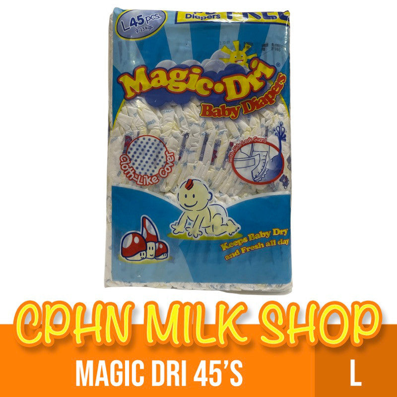 Magic Dri 45's (Variations) XXL | XL | L | M | S Tape Baby Diaper