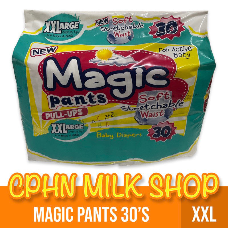 Magic Pants 30's (Variations) XXXL | XXL | XL | Large | Medium Pull-ups Baby Diaper