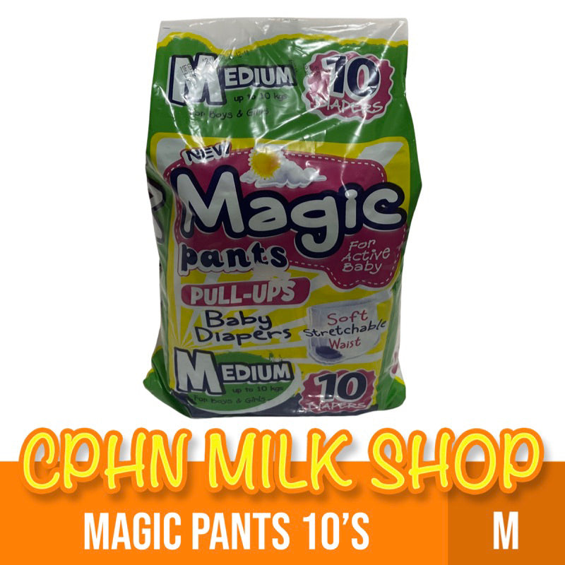 Magic Pants 10's (Variations) XXL | XL | Large | Medium Pull-ups Baby Diaper