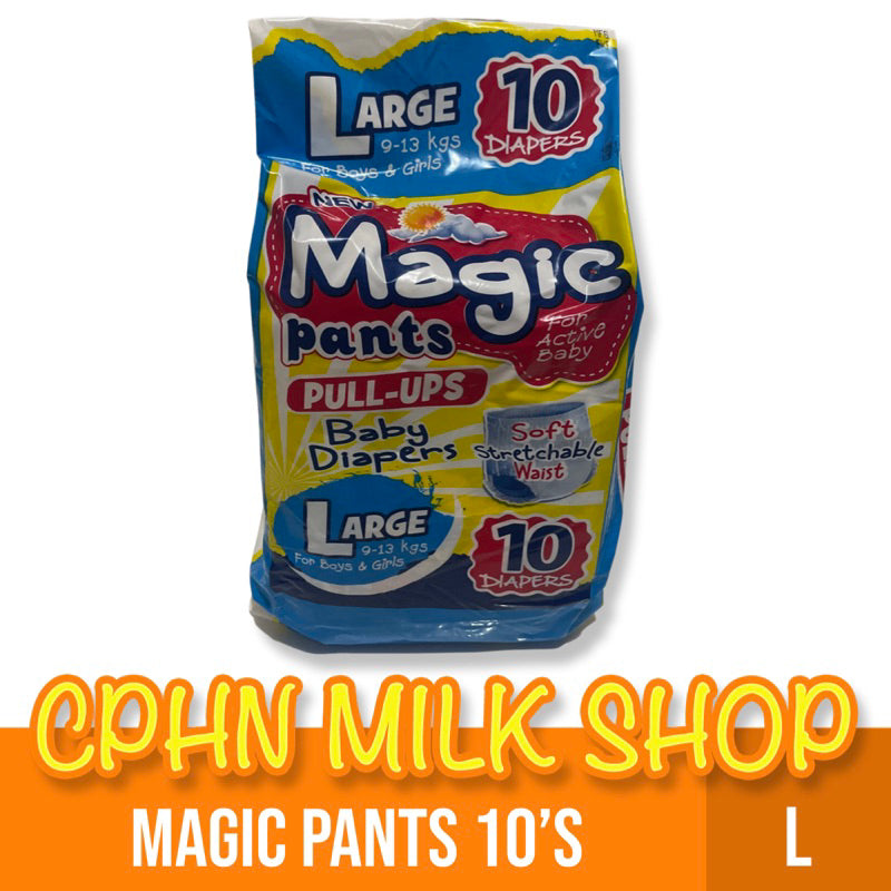 Magic Pants 10's (Variations) XXL | XL | Large | Medium Pull-ups Baby Diaper