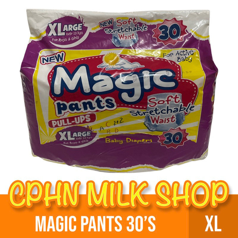 Magic Pants 30's (Variations) XXXL | XXL | XL | Large | Medium Pull-ups Baby Diaper