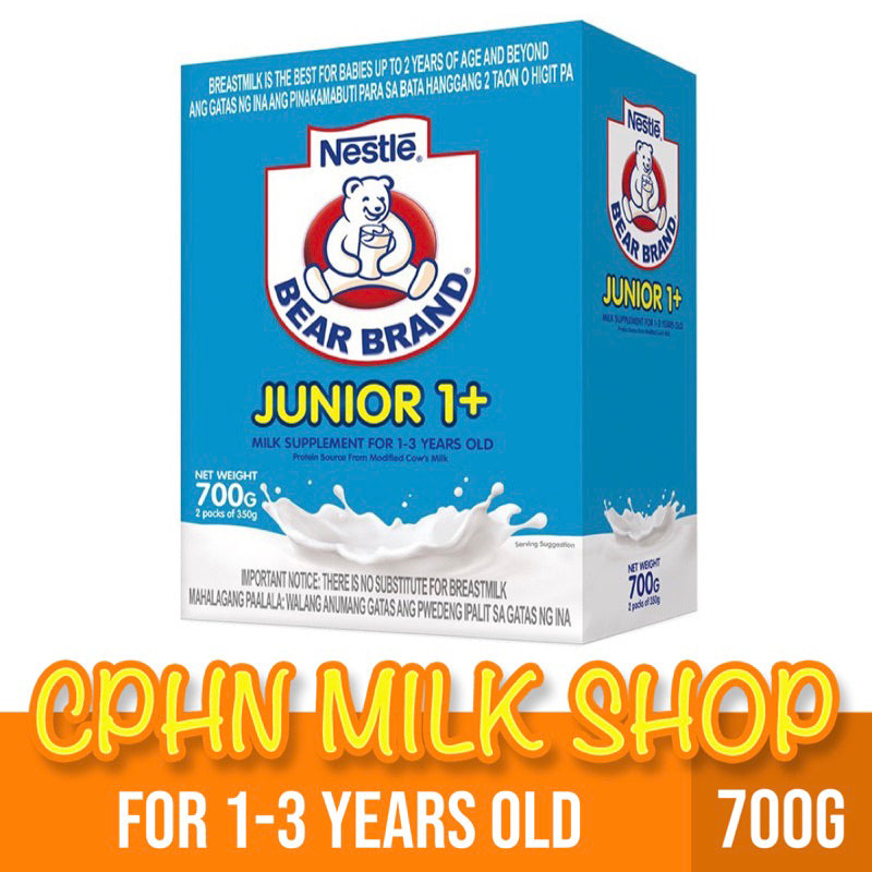 BEAR BRAND Junior 700g for 1-3 Years Old Milk Supplement