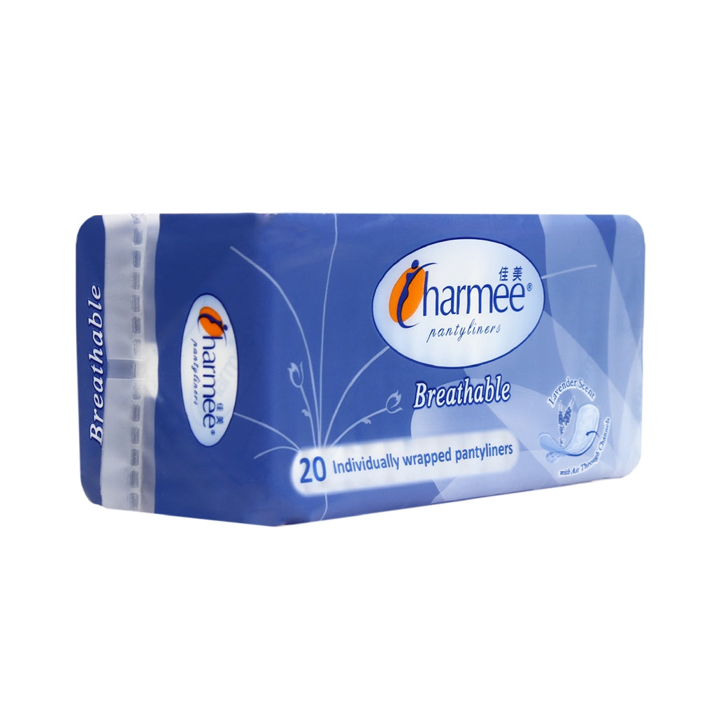 Charmee Pantyliners Breathable Lavender 20's