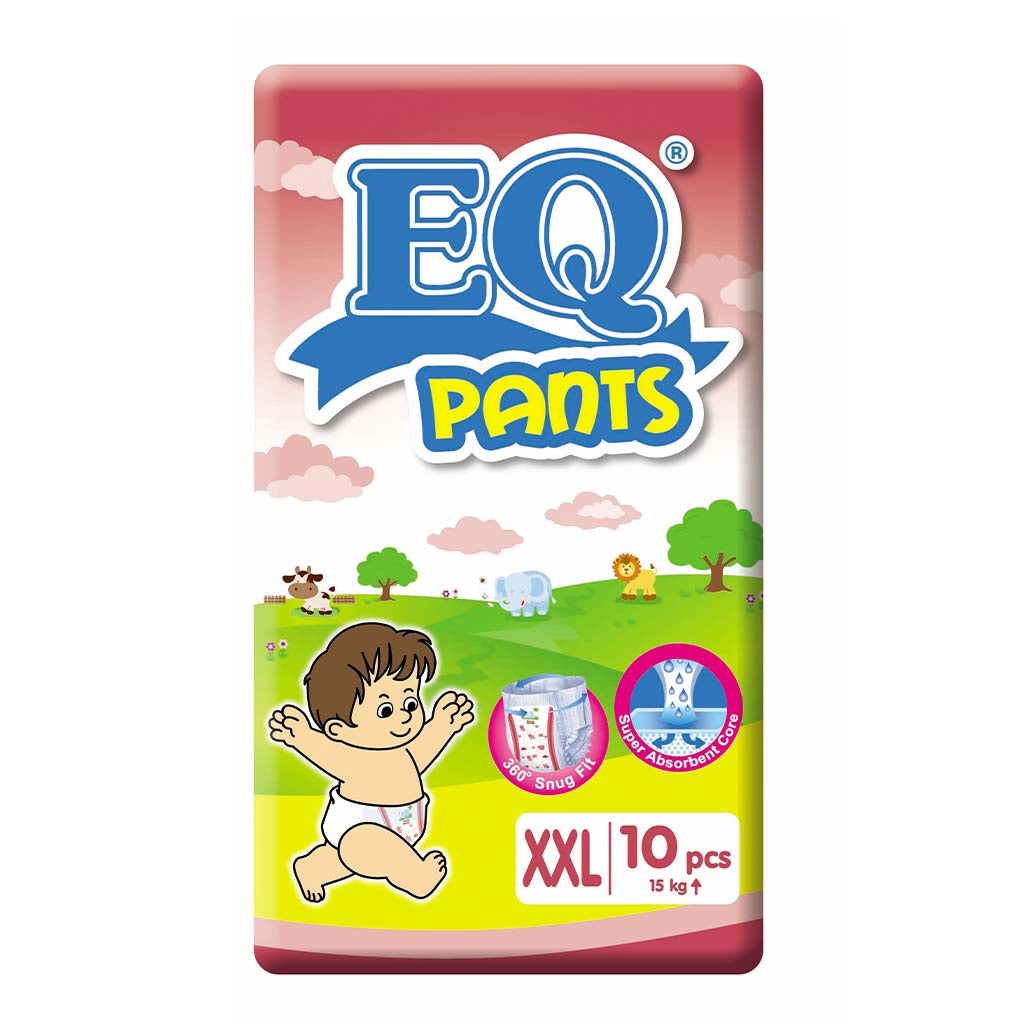 EQ Pants Baby Diapers Budget Pack XXL 10