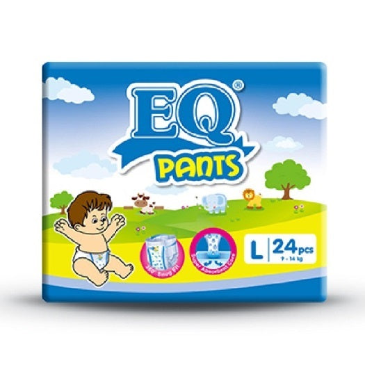 EQ Pants Baby Diapers Big Pack Large 24