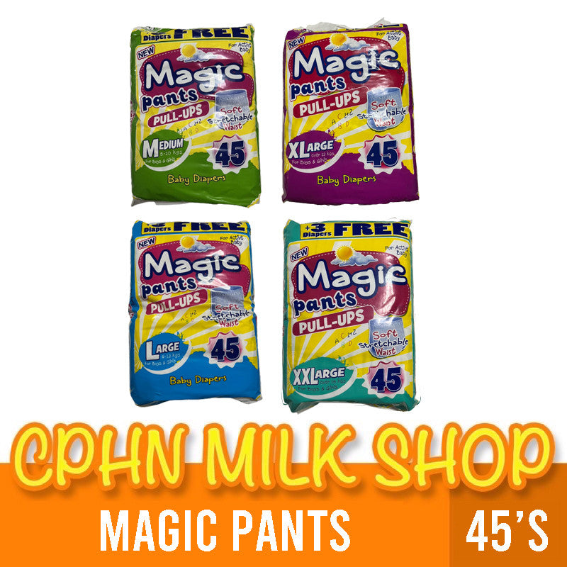 Magic Pants 45's (Variation) XXL | XL | Large | Medium Pull-ups Baby Diaper