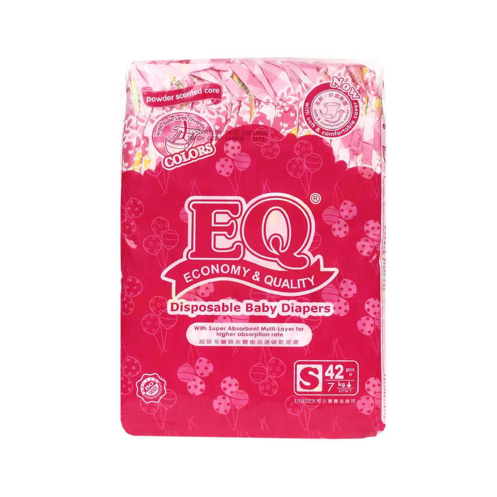EQ Colors Tape Baby Diapers Big Pack Small 42
