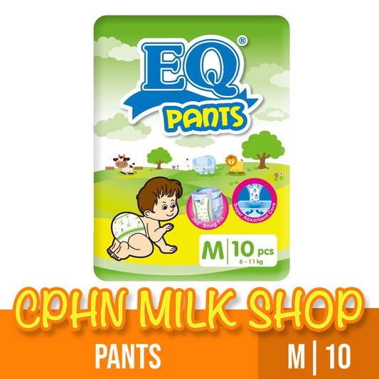 EQ Pants Baby Diapers Budget Pack Medium 10