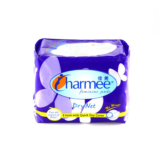 Charmee Sanitary Napkin All-flow Dry Net w/out wings 8's