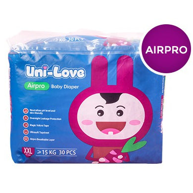 Uni-Love Airpro Tape Baby Diapers XXL 30