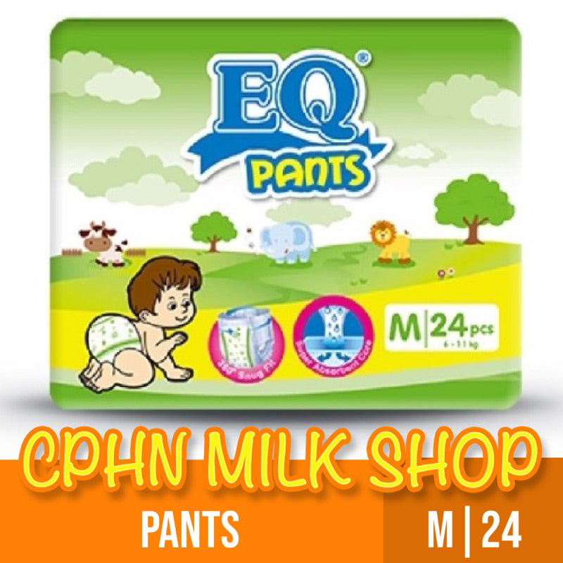 EQ Pants Baby Diapers Big Pack Medium 24