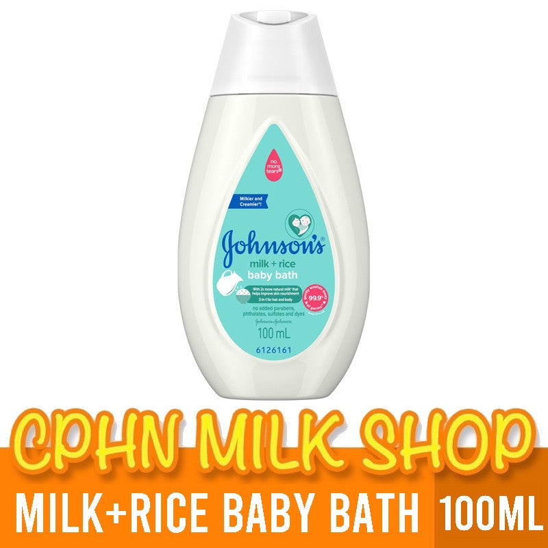 Johnson's Milk+Rice Baby Bath 100ml