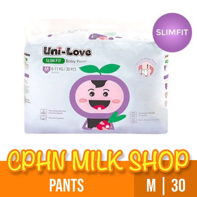UniLove Slim Fit Baby Pants 30's (Medium)