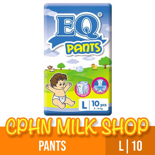 EQ Pants Baby Diapers Budget Pack Large 10