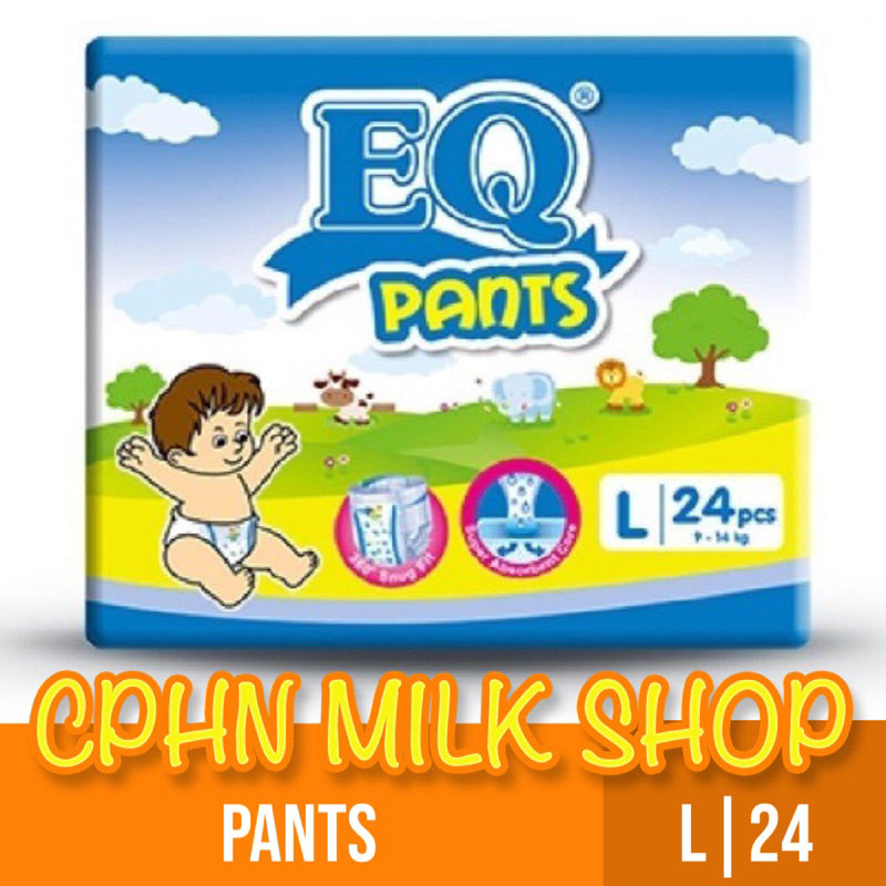 EQ Pants Baby Diapers Big Pack Large 24